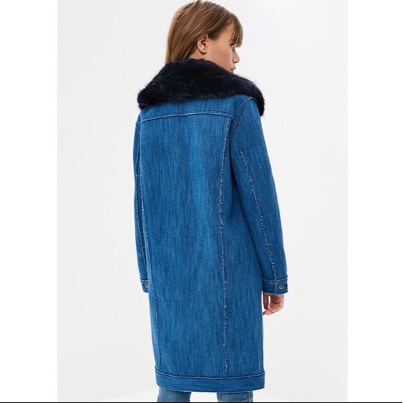 Levi’s The Trucker Denim Trench Coat Jacket - Picture 3 of 10